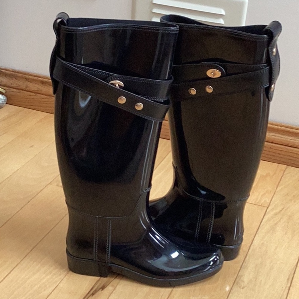 Coach Talia Rubber Rainboots size 6 - Picture 2 of 16